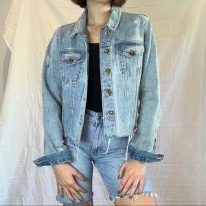 PISTOLA CROCKED DENIM JACKET